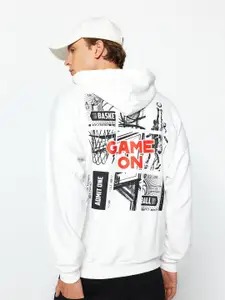 Trendyol Printed Hooded Sweatshirt