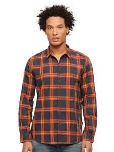 Pepe Jeans Tartan Checked Spread Collar Pure Cotton Casual Shirt