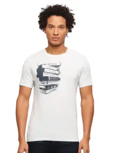 Pepe Jeans Graphic Printed Pure Cotton Slim Fit T-shirt
