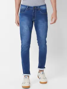 GIORDANO Men Slim Fit Clean Look Heavy Fade Stretchable Jeans