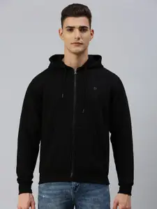 SPORTO Cotton Hooded Front-Open Sweatshirt