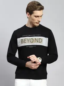 Monte Carlo Typography Printed Pullover Sweatshirt