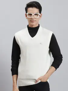 Monte Carlo V-Neck Sleeveless Wool Sweater Vest