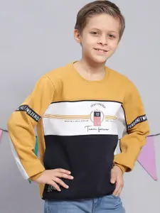 Monte Carlo Boys Printed Cotton Pullover Sweatshirt