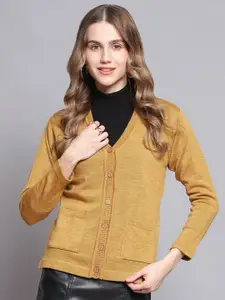 Monte Carlo V-Neck Woollen Cardigan Sweater