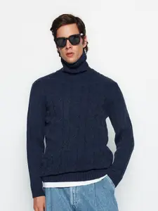 Trendyol Cable Knit Turtle Neck Pullover Sweater