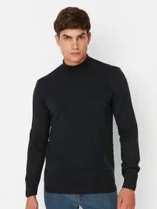 Trendyol Ribbed Turtle Neck Acrylic Pullover