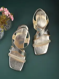 CLOG LONDON Grey Block Sandals