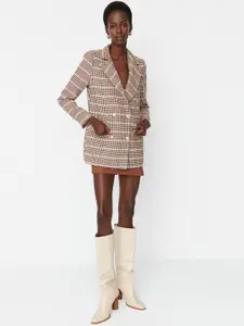 Trendyol Striped Double-Breasted Blazers