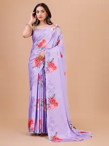 Indian Fashionista Floral Printed Saree