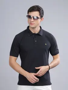 PAUL STREET Polo Collar Moisture Wicking Slim Fit Sports T-Shirt