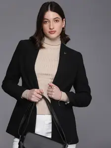 Allen Solly Woman Solid Single-Breasted Formal Blazer