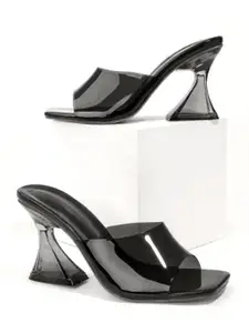 stylzrepublic Open Toe Block Heels