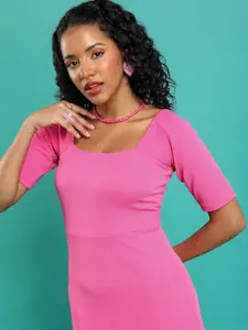 KETCH Square Neck Sheath Dress