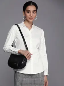 Allen Solly Woman Solid Casual Shirt