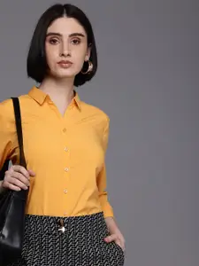 Allen Solly Woman Solid Casual Shirt