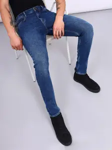 Lee Men Bruce Skinny Fit Clean Look Light Fade Stretchable Jeans