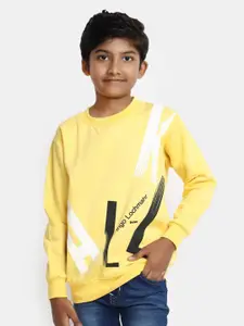 V-Mart Boys Typography Printed Sweatshirt