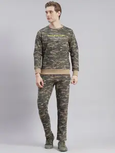 Monte Carlo Camouflage Printed Cotton Tracksuits
