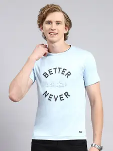 Monte Carlo Typography Printed Round Neck T-shirt