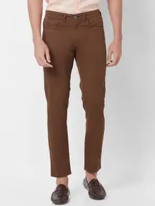 GIORDANO Men Mid-Rise Slim Fit Chinos Trousers