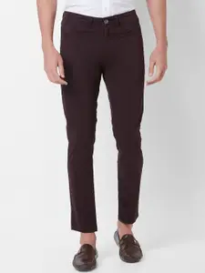 GIORDANO Men Slim Fit Mid-Rise Chinos Trousers