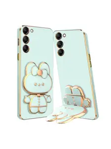 Karwan Samsung S23 3D Cat Compatible Phone Back Case With Folding Mirror Holder