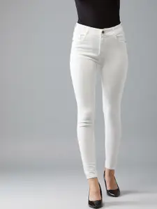 BAESD Women Skinny Fit Mid-Rise Cotton Stretchable Jeans