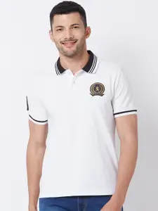 GIORDANO Polo Collar Slim Fit Cotton T-shirt