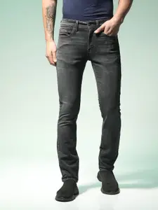 Flying Machine Men Slim Fit Clean Look Light Fade Stretchable Jeans