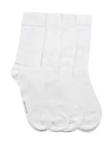 Bonjour Men Set of 4 White Socks