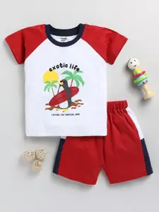 Toonyport Boys Graphic Printed T-shirt with Shorts