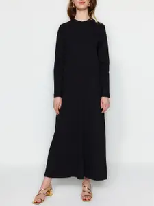 Trendyol Round Neck Long Sleeves Maxi Dress