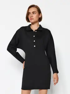 Trendyol Batwing Sleeves T-Shirt Mini Dress
