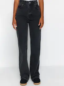 Trendyol Women High Rise Pure Cotton Jeans