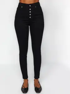 Trendyol Women Slim Fit High Rise Clean Look Stretchable Jeans