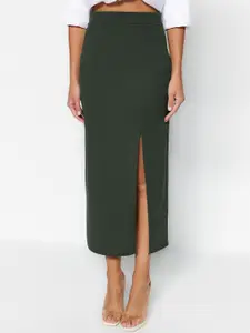 Trendyol Front Slit A-Line Maxi Skirt
