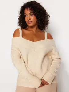 Trendyol Ribbed Acrylic Pullover Sweaters
