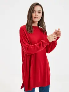 Trendyol Pure Acrylic Longline Pullover