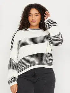 Trendyol Self Design Pure Acrylic Pullover Sweaters