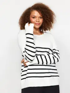 Trendyol Striped Acrylic Pullover Sweaters
