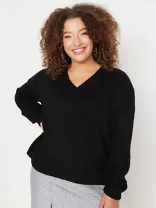 Trendyol V-Neck Ribbed Pullover