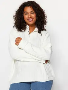 Trendyol Ribbed Pullover Sweater