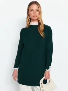 Trendyol Mock Collar Longline Pullover