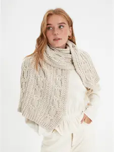 Trendyol Self Designed Acrylic Scarf