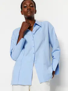 Trendyol Spread Collar Opaque Casual Shirt