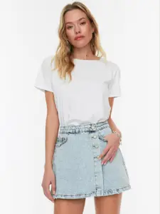 Trendyol Denim A-Line Mini Skirts