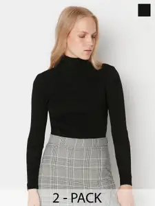 Trendyol Turtle Neck Ribbed Pullover