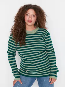 Trendyol Striped Acrylic Pullover Sweaters