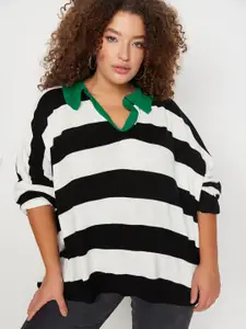 Trendyol Striped Acrylic Pullover Sweaters